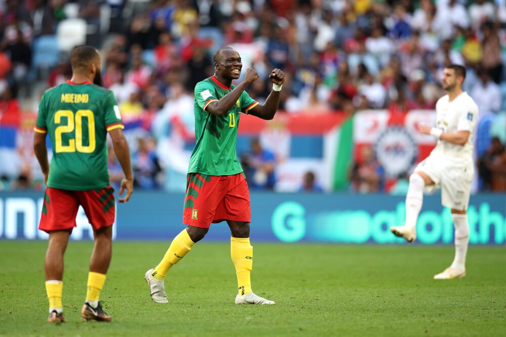 کامرون و صربستان در بازی گروه G جام جهانی به تساوی 3 بر 3 دست یافتند