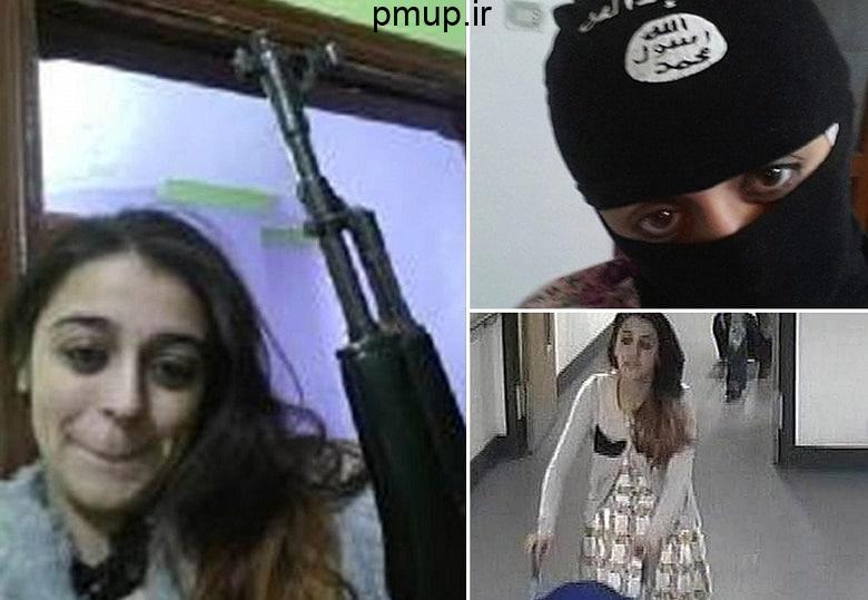 تارینا شکیل زن داعشی مدل شده است.