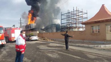 آتش سوزی این بار در شهرک صنعتی اشتهارد!