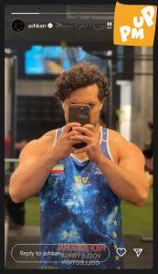 آمادی جسمانی عجیب اشکان خطیبی هوادارانش را شوکه کرد!/عکس 1 آمادی جسمانی عجیب اشکان خطیبی هوادارانش را شوکه کرد!/عکس