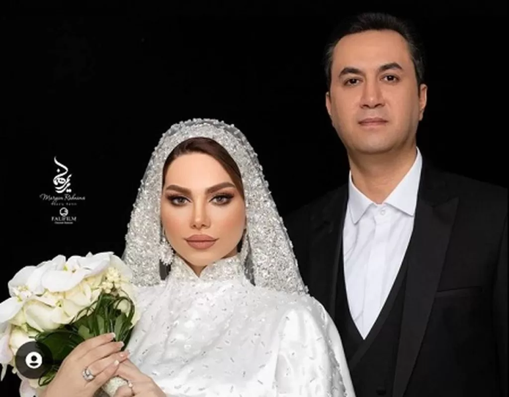مراسم عروسی محیا اسناوندی بازیگر زن با لباس عروسش رسوایی به پا کرد