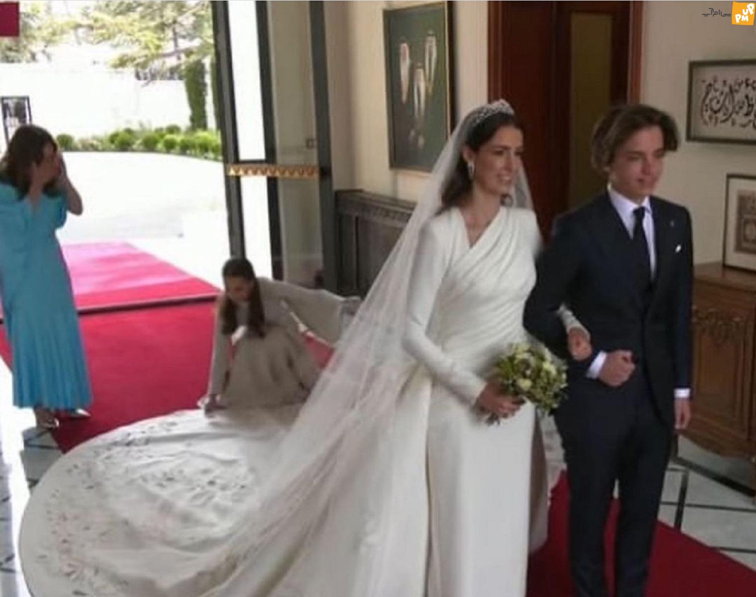 اولین تصاویر از لباس عروس ملکه رانیا اولین تصاویر از لباس عروس ملکه رانیا