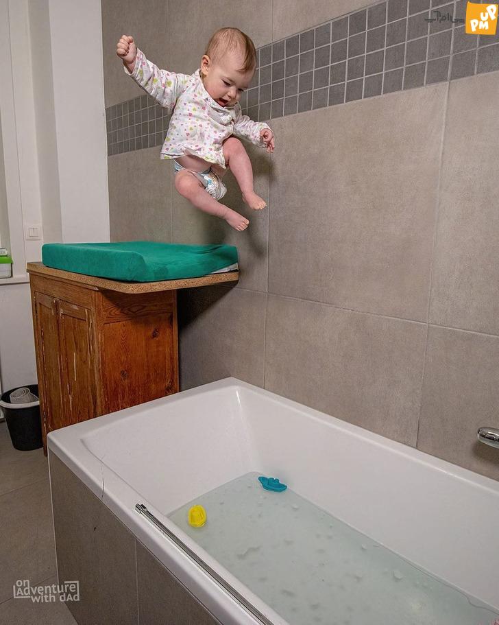 پدر خلاق بلژیکی که با عکس هایش به شهرت رسید پدر خلاق بلژیکی که با عکس هایش به شهرت رسید