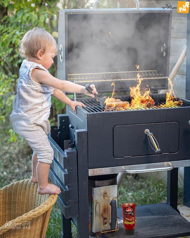 پدر خلاق بلژیکی که با عکس هایش به شهرت رسید پدر خلاق بلژیکی که با عکس هایش به شهرت رسید