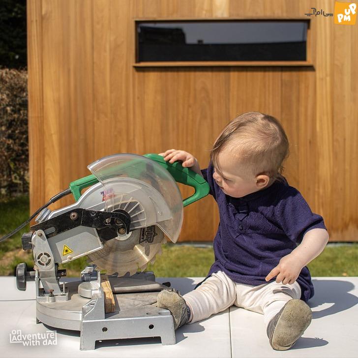 پدر خلاق بلژیکی که با عکس هایش به شهرت رسید پدر خلاق بلژیکی که با عکس هایش به شهرت رسید