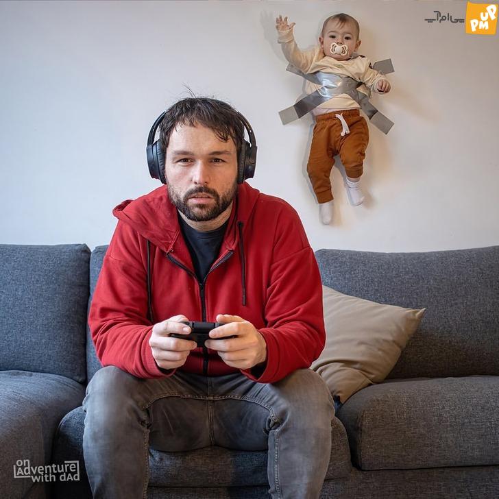 پدر خلاق بلژیکی که با عکس هایش به شهرت رسید پدر خلاق بلژیکی که با عکس هایش به شهرت رسید