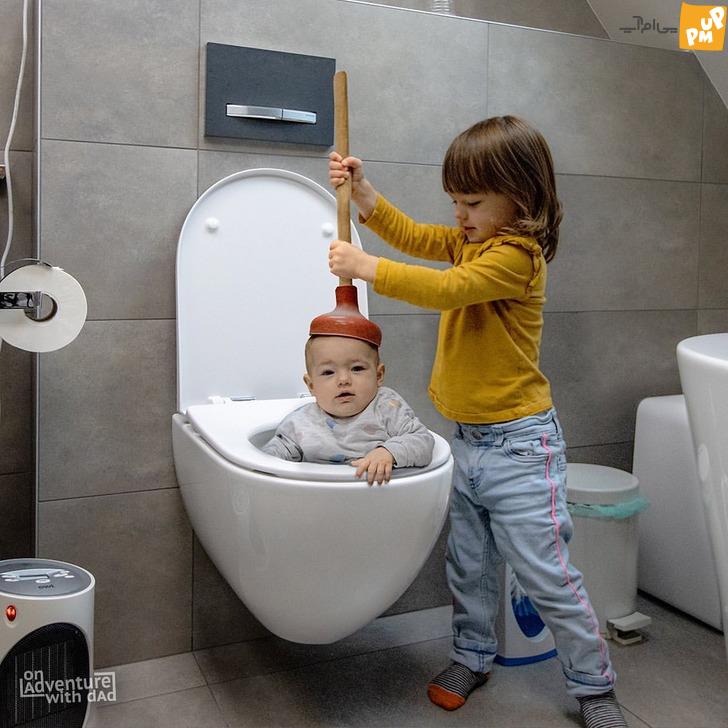 پدر خلاق بلژیکی که با عکس هایش به شهرت رسید پدر خلاق بلژیکی که با عکس هایش به شهرت رسید