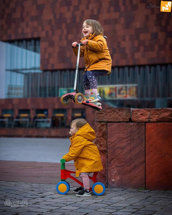 پدر خلاق بلژیکی که با عکس هایش به شهرت رسید پدر خلاق بلژیکی که با عکس هایش به شهرت رسید