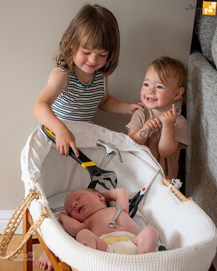 پدر خلاق بلژیکی که با عکس هایش به شهرت رسید پدر خلاق بلژیکی که با عکس هایش به شهرت رسید