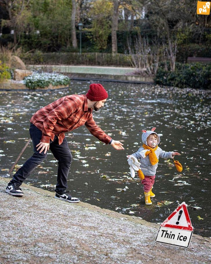 پدر خلاق بلژیکی که با عکس هایش به شهرت رسید پدر خلاق بلژیکی که با عکس هایش به شهرت رسید