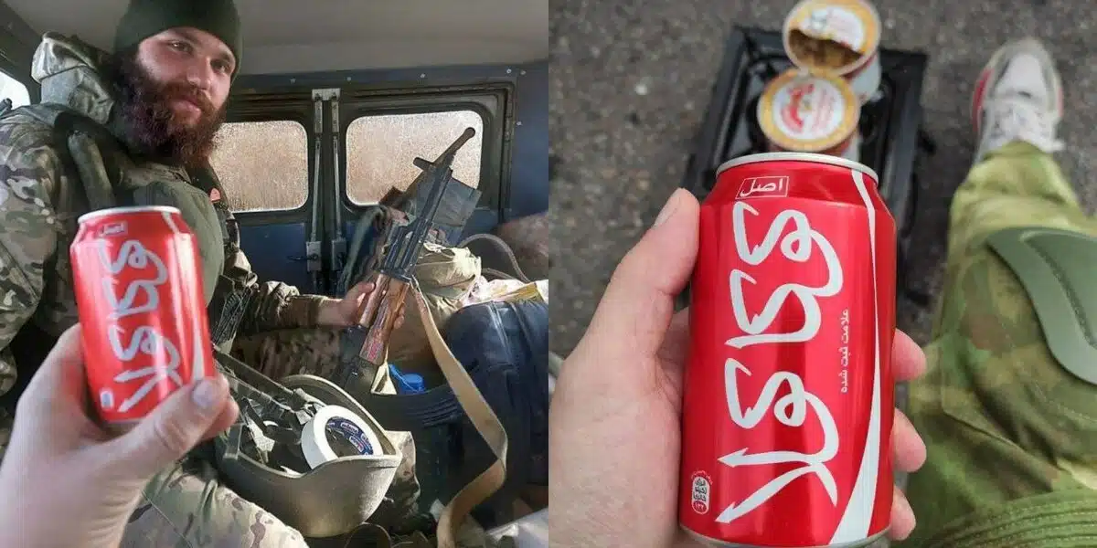 عکس کوکاکولای ایرانی در دستان سربازان روسی!