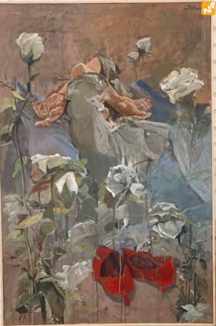 نمایش آثار رزیتا طاهری در نمایشگاه نقاشی لایه های ذهن!/عکس 2 IMG_20230621_102201_105