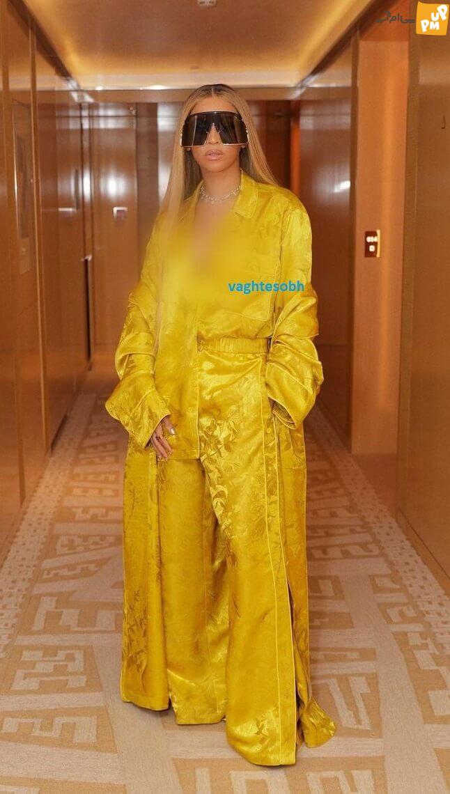 عکس/ بیانسه خواننده معروف با لباس خواب در این برنامه حضور یافت! عکس/ بیانسه خواننده معروف با لباس خواب در این برنامه حضور یافت!