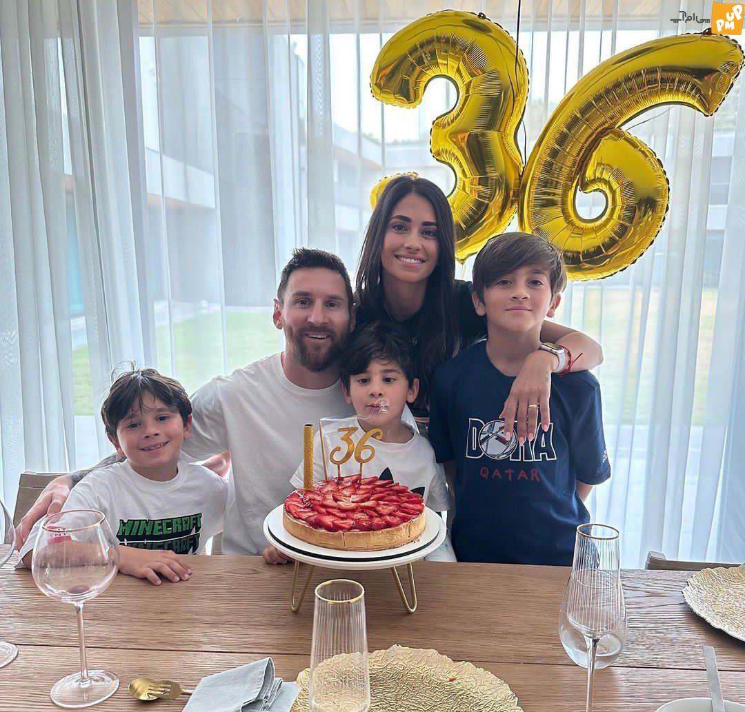 موضوع جشن تولد 36 سالگی مسی بود / کیک تولد ساده فوق ستاره آرژانتینی + عکس موضوع جشن تولد 36 سالگی مسی بود / کیک تولد ساده فوق ستاره آرژانتینی + عکس