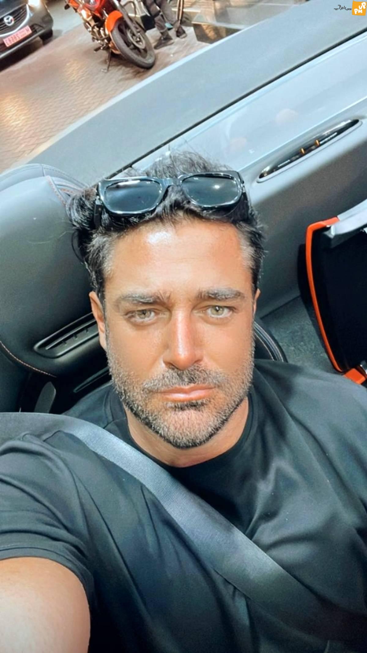 عکس خودروی لوکس محمدرضا گلزار در امارات / حاشیه سازی جدید گلزار با انتشار این تصاویر! 1 خودرو محمدرضا گلزار