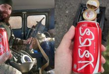 آیا خبر در دست سربازان روسی کوکاکولای ایرانی دیده شده است، واقعیت دارد؟!/عکس