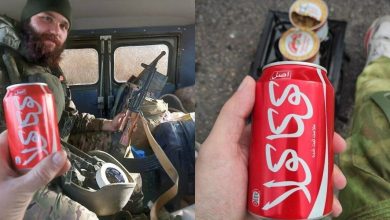 کوکاکولای ایرانی در دست سربازان روسی! + تصویر
