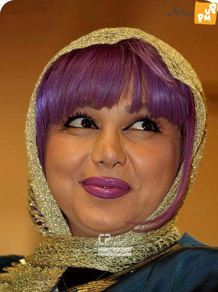 با بازیگران مو بنفش ایران آشنا شوید!| این بازیگران رنگ موی واقعی دارند! 4 بهنوش بختیاری