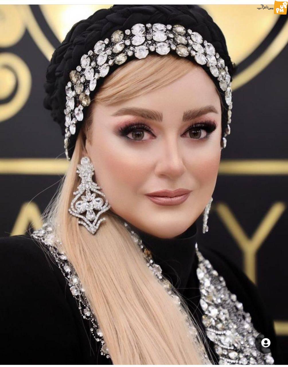 ببینید نعیمه نظام دوست با این آرایش و موی بلوند چه قیافه ای گرفته است! عکس 1 عکس جدید نعیمه نظام دوست