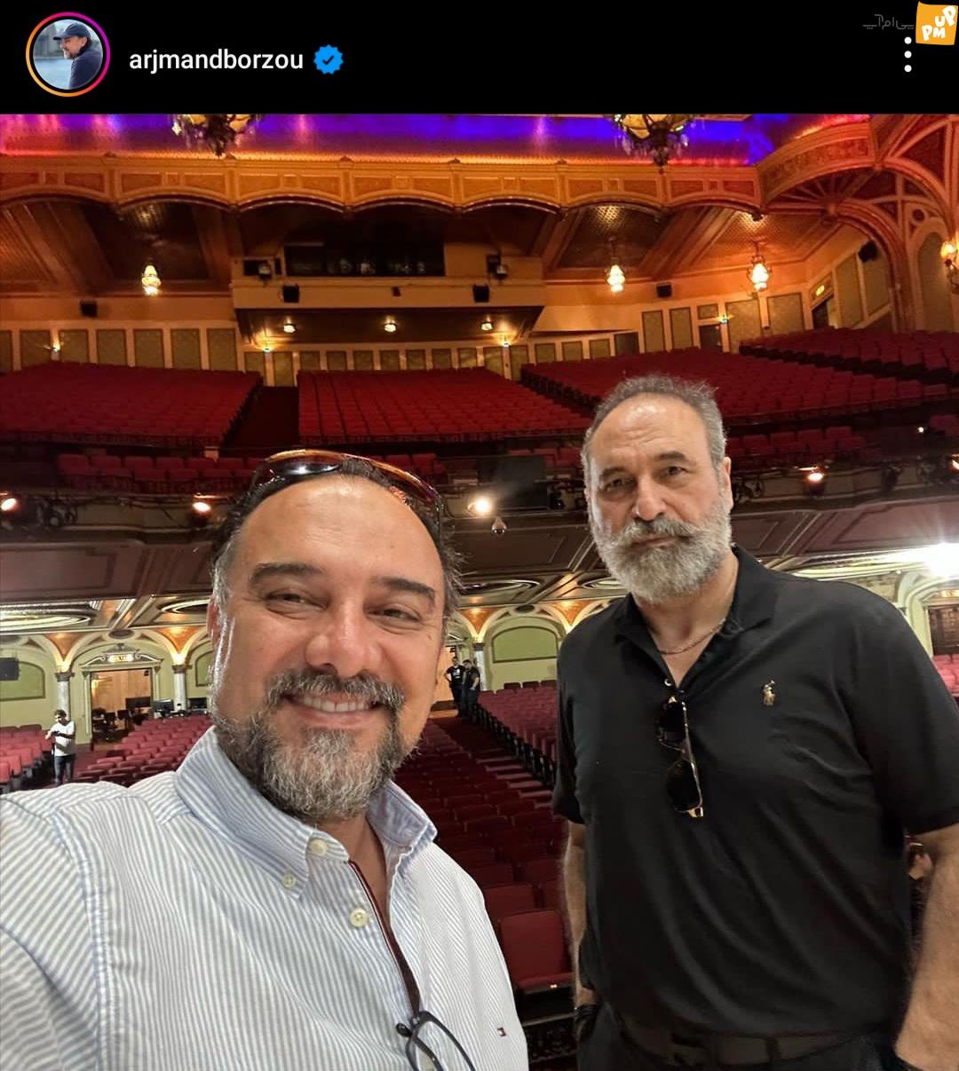 "برزو ارجمند" به رفاقت 25 سالهاش با "حمید فرخنژاد" افتخار میکند!/ عکس 1 "برزو ارجمند" به رفاقت 25 سالهاش با "حمید فرخنژاد" افتخار میکند!/ عکس