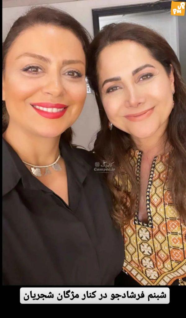 سلفی جنجالی "مژگان شجریان و شبنم فرشادجو" در خارج از کشور! | عکس 1 سلفی جنجالی "مژگان شجریان و شبنم فرشادجو" در خارج از کشور! | عکس