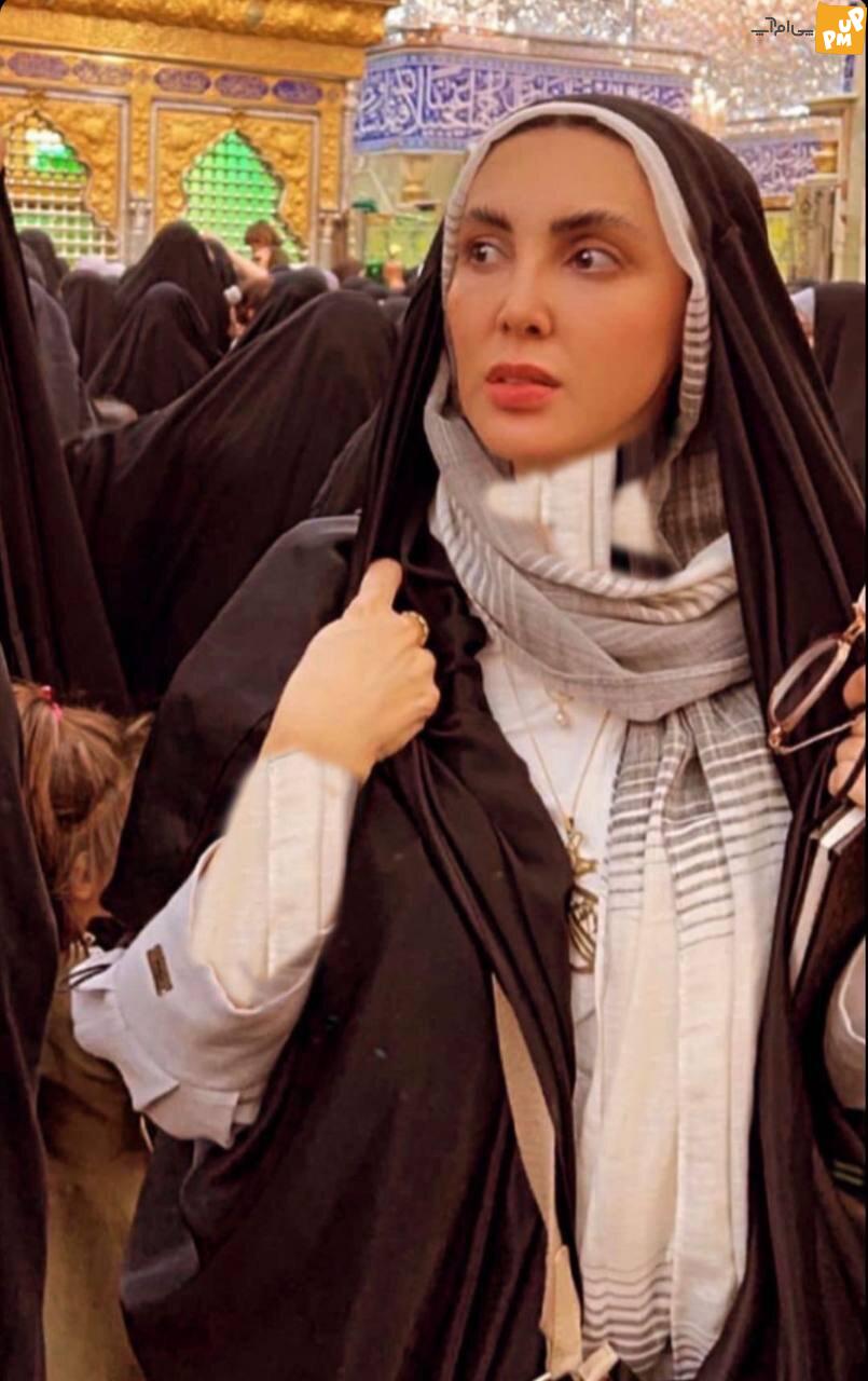 لیلا بلوکات برای توبه از گناهان خود راهی کربلا شد ! عکس 1 لیلا بلوکات برای توبه از گناهان خود راهی کربلا شد ! عکس