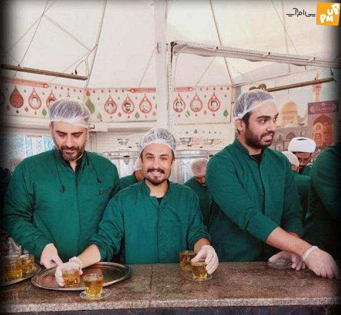 عکسی جالب از راغب نظر همه رو جلب کرد!/مصطفی راغب اینبار با عنوان خادم در چایخانه حضرت رضا!/عکس 1 عکسی جالب از راغب نظر همه رو جلب کرد!/مصطفی راغب اینبار با عنوان خادم در چایخانه حضرت رضا!/عکس