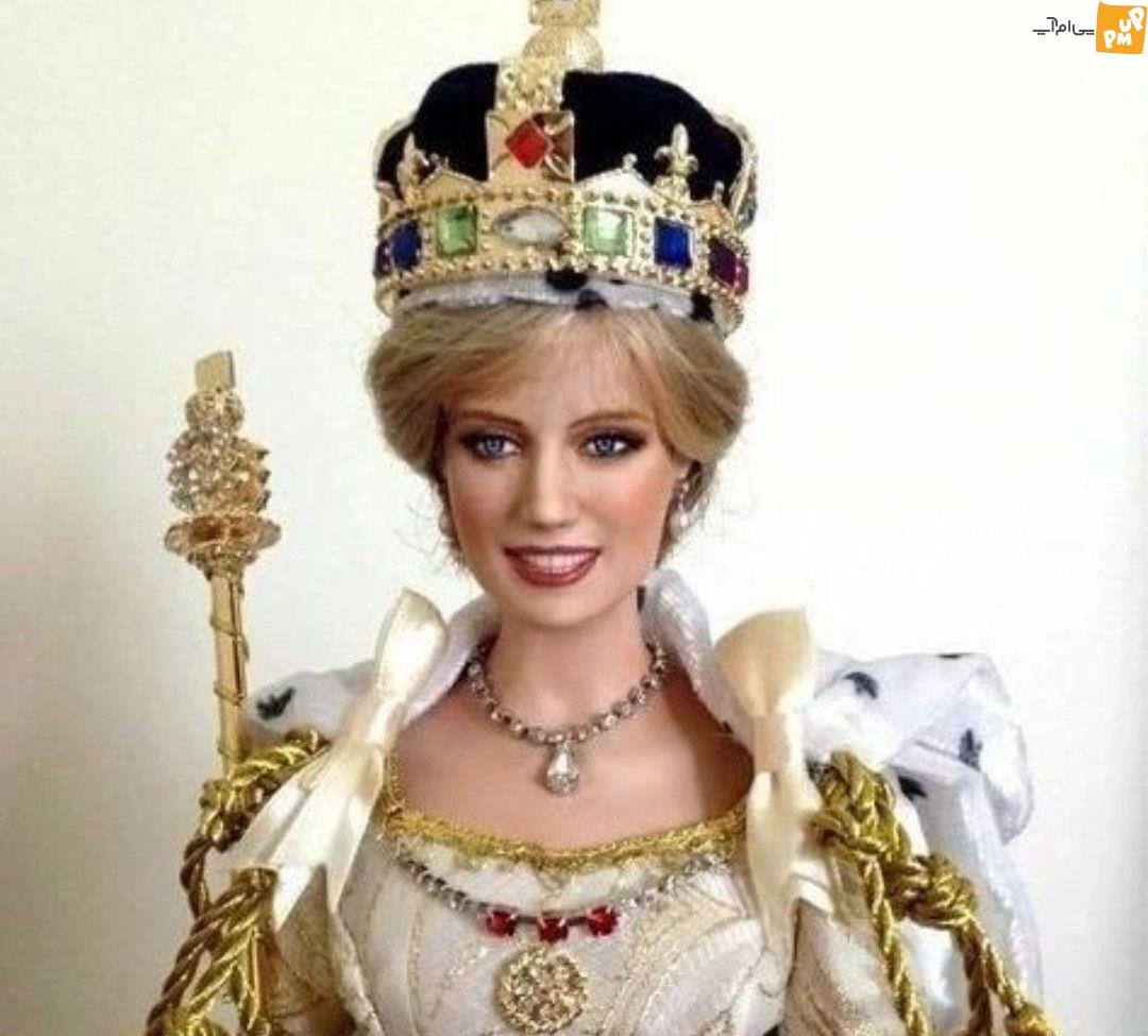 عروسک باربی خانواده سلطنتی / دیوانگی پرنسس دایانا در مشهورترین لباس عروسی تاریخی + عکس