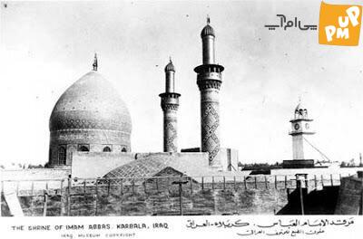 عکس زیرخاکی از حرم امام حسین (ع)؛ ۲۰۰ سال قبل!/عکس 1 قدیمی ترین عکس از قبر امام حسین (ع). مناره های قبر حضرت عباس را ببینید
