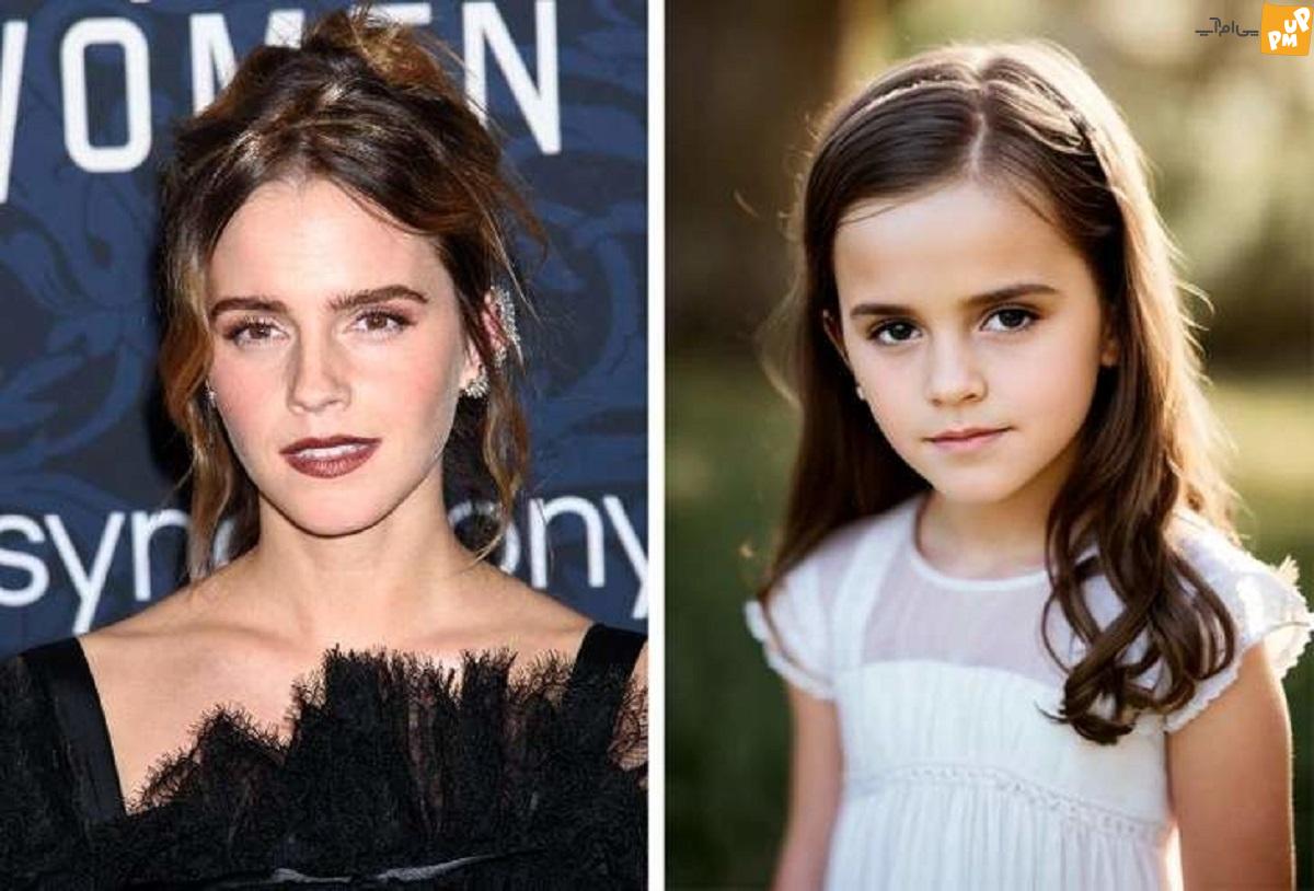 چهره فرزندان 10 سلبریتی هالیوودی به کمک هوش مصنوعی! | تصاویر 9 10 چهره معروف کودکان در صورت داشتن فرزند با هوش مصنوعی