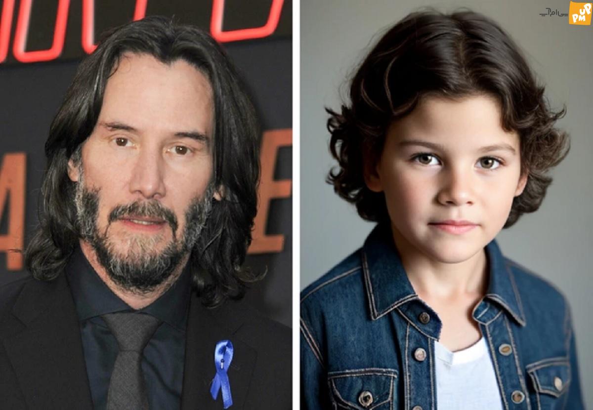 چهره فرزندان 10 سلبریتی هالیوودی به کمک هوش مصنوعی! | تصاویر 13 10 چهره معروف کودکان در صورت داشتن فرزند با هوش مصنوعی