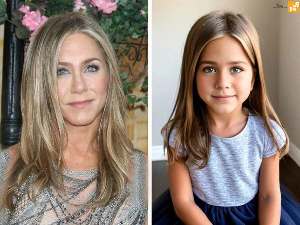 چهره فرزندان 10 سلبریتی هالیوودی به کمک هوش مصنوعی! | تصاویر 21 10 چهره معروف کودکان در صورت داشتن فرزند با هوش مصنوعی