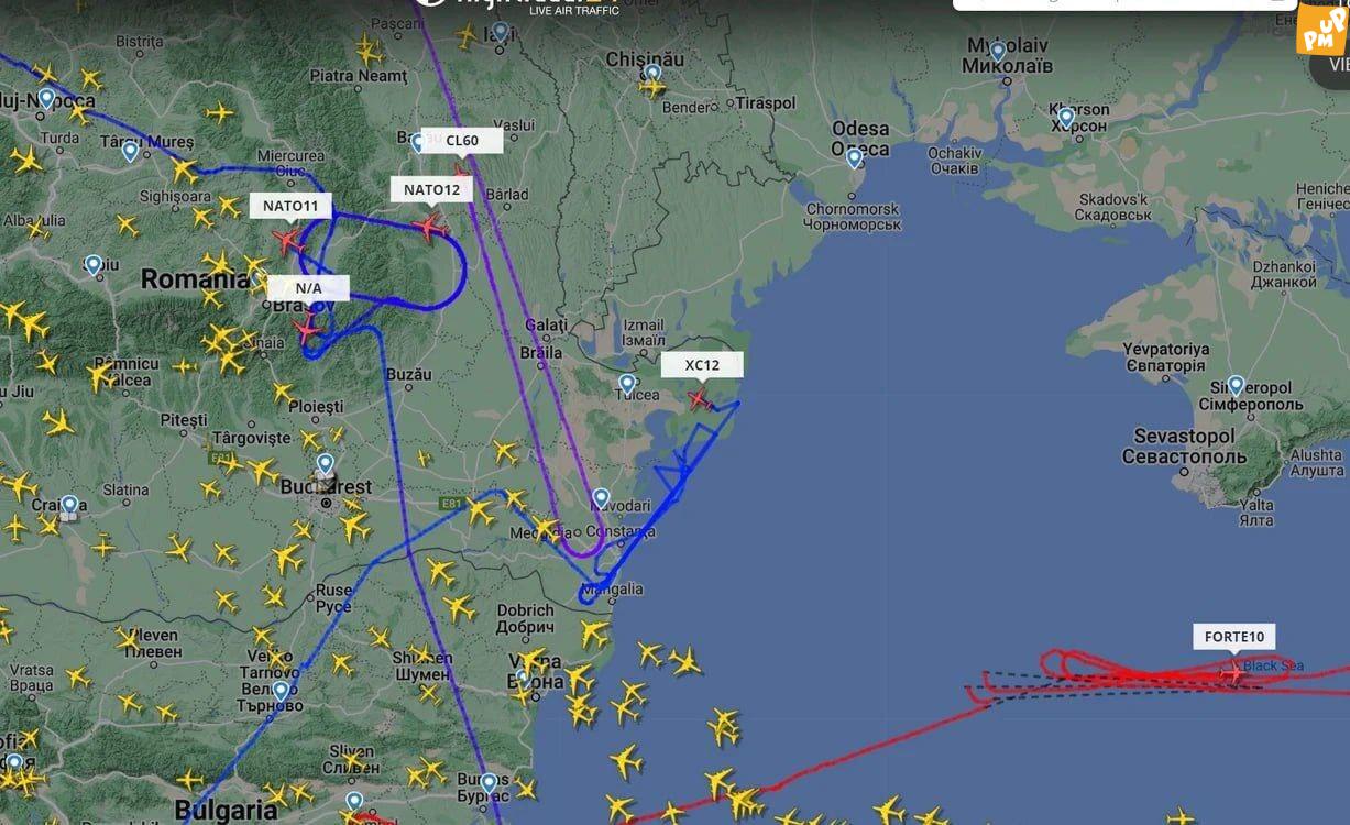 پروازهای مستمر ناتو برای شناسایی سامانه اس-400 روسیه پروازهای مستمر ناتو برای شناسایی سامانه اس-400 روسیه