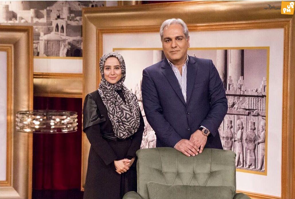 الناز حبیبی آهنگ معین را خواند 8 مدیر و حبیبی