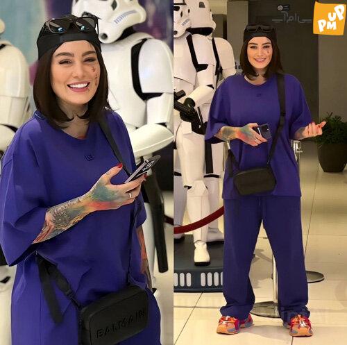 جنجال دوباره سحر قریشی با خالکوبیهای جدیدش! / استایل ورزشی قریشی پر سر و صدا شد! + عکس 1 عکس های جدید سحر قریشی پر از خالکوبی