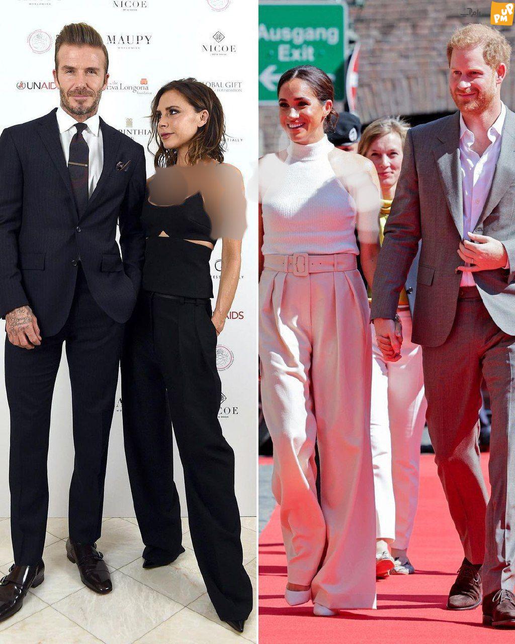 پایان دوستی چندین ساله خانواده بکهام با مگان و هری!/ جزئیات 1 پایان دوستی چندین ساله خانواده بکهام با مگان و هری!/ جزئیات