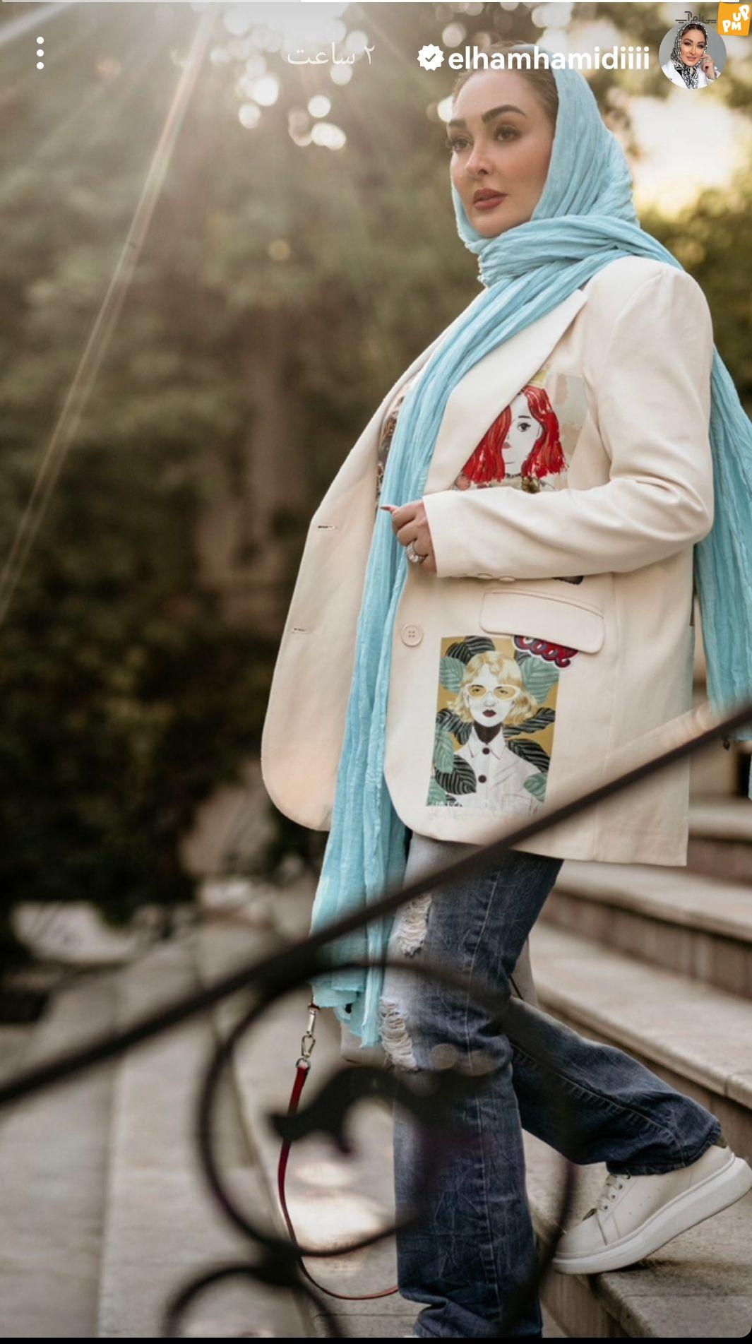 الهام حمیدی با تیپ جديدش غوغا کرد! /استایل های عجیب و جالب خانم بازیگر تمومی نداره! 1 الهام حمیدی با تیپ جديدش غوغا کرد! /استایل های عجیب و جالب خانم بازیگر تمومی نداره!