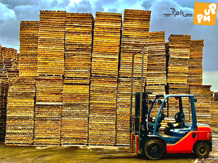 با انواع پالت های چوبی مورد استفاده در صنعت و کاربرد آن آشنا شوید! 1 معرفی پالت چوبی و کاربرد آنها