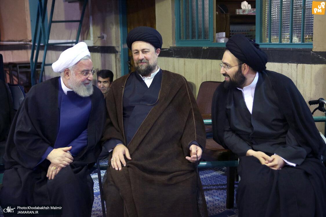 عکس جدید سید محمد خاتمی در کنار برادران سید حسن خمینی عکس جدید سید محمد خاتمی در کنار برادران سید حسن خمینی
