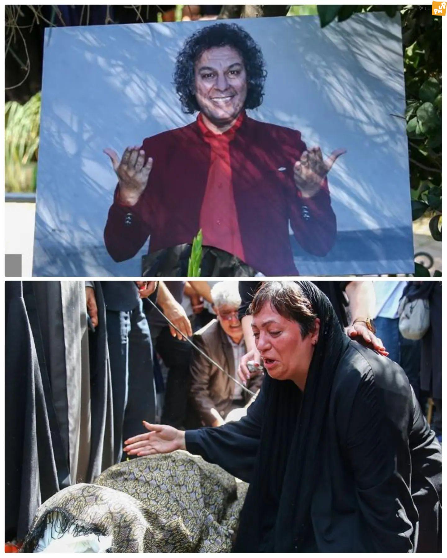 لبخند ابدی بر لبان بازیگر خنده بازار نشست!/عکس های مراسم تشییع آرش میراحمدی منتشر شد!/عکس 3 آرش میراحمدی