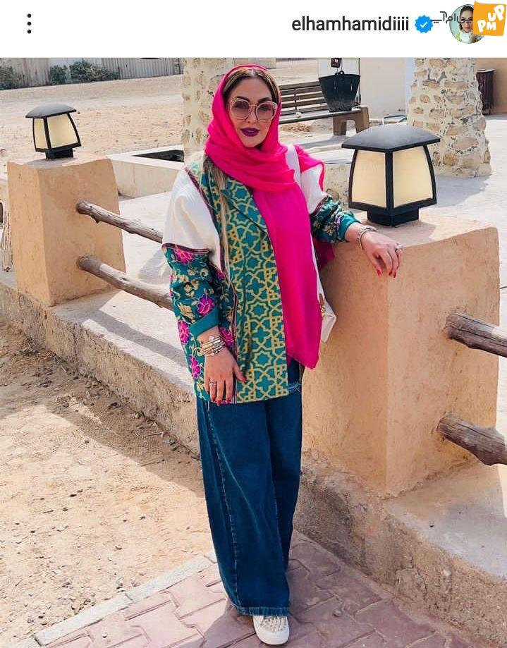 الهام حمیدی با استایل های ساحلی و کارگاهی خود اینستاگرام را منفجر کرد + عکس های حرفه ای 1 IMG_20221214_232145_415