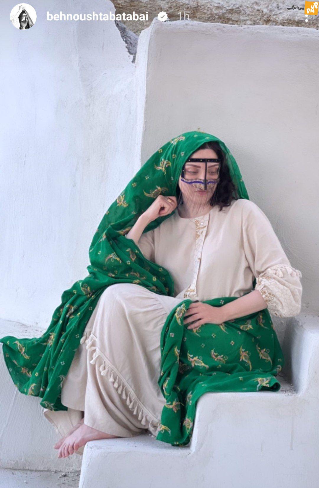 بهنوش با فرش کرمان! 2 بهنوش با فرش کرمان!