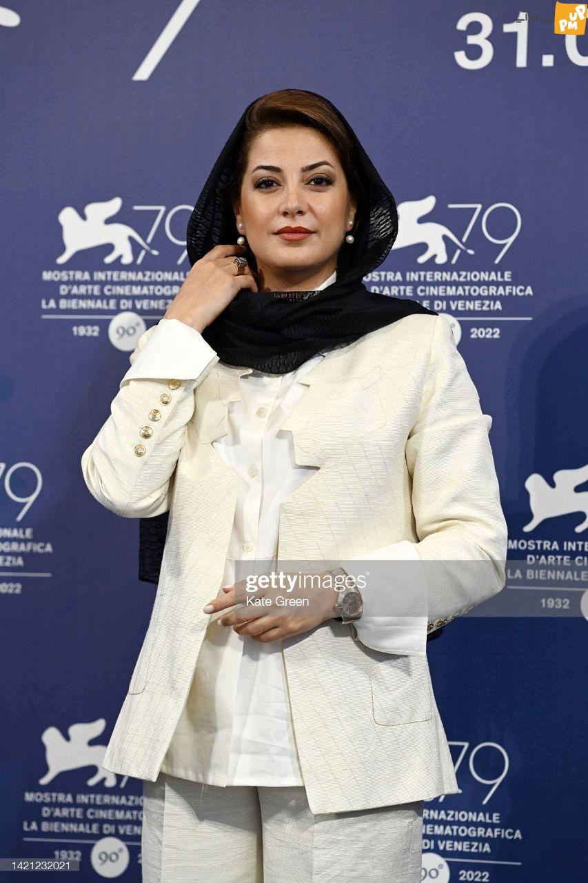 جذاب ترین زن سینمای ایران در ونیز لباس سفید پوشید