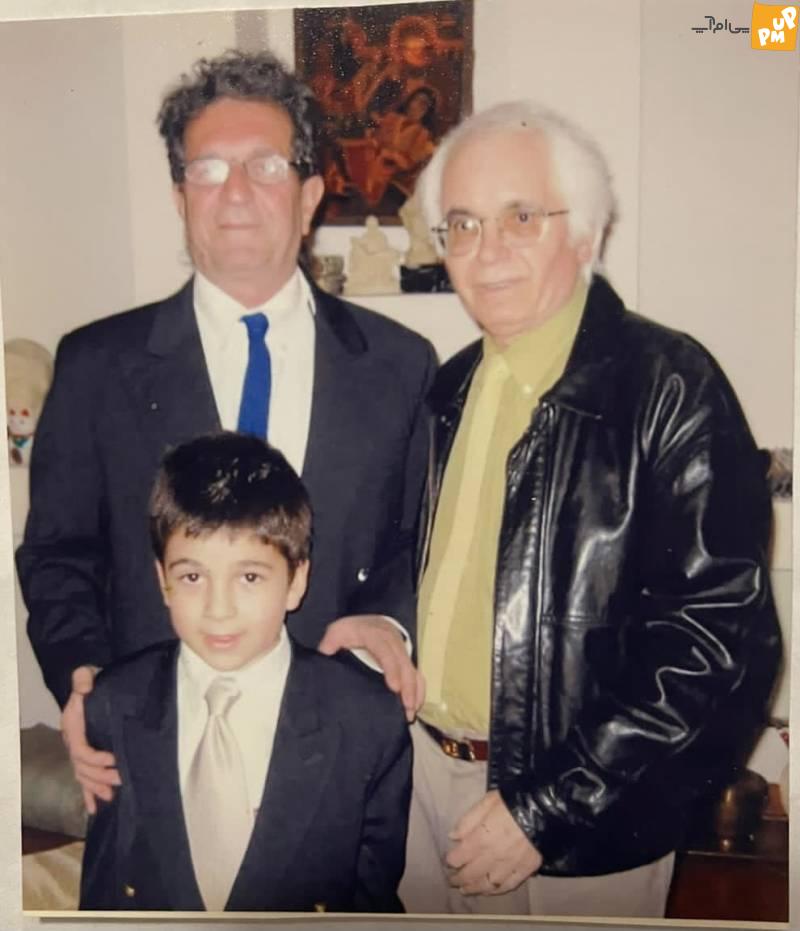 عکس های عجیب و قدیمی پسر داریوش مهرجویی که توسط منتقد آمریکایی منتشر شده + تصویر 2 پرویز نوری عکسی از داریوش مهرجویی و پسرش منتشر کرد که مربوط به سال ها پیش است.