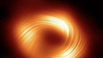 کشف میدان های مغناطیسی قوی در اطراف سیاهچاله کهکشان راه شیری
