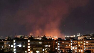 انفجار در حومه دمشق؛ اسرائیل مدعی است که موشک را رهگیری و آن را دفع کرده است